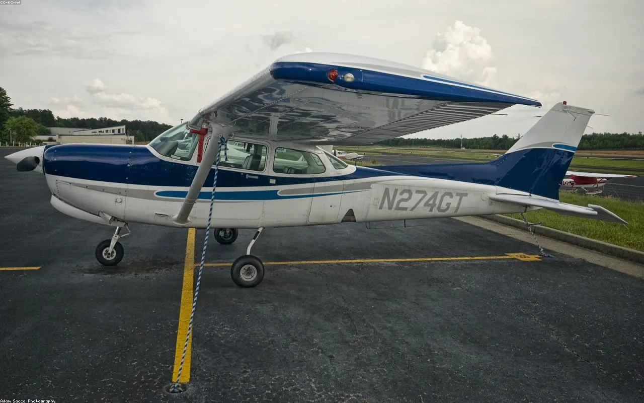 Cessna 182 Skylane training aircraft at John Doe Academy